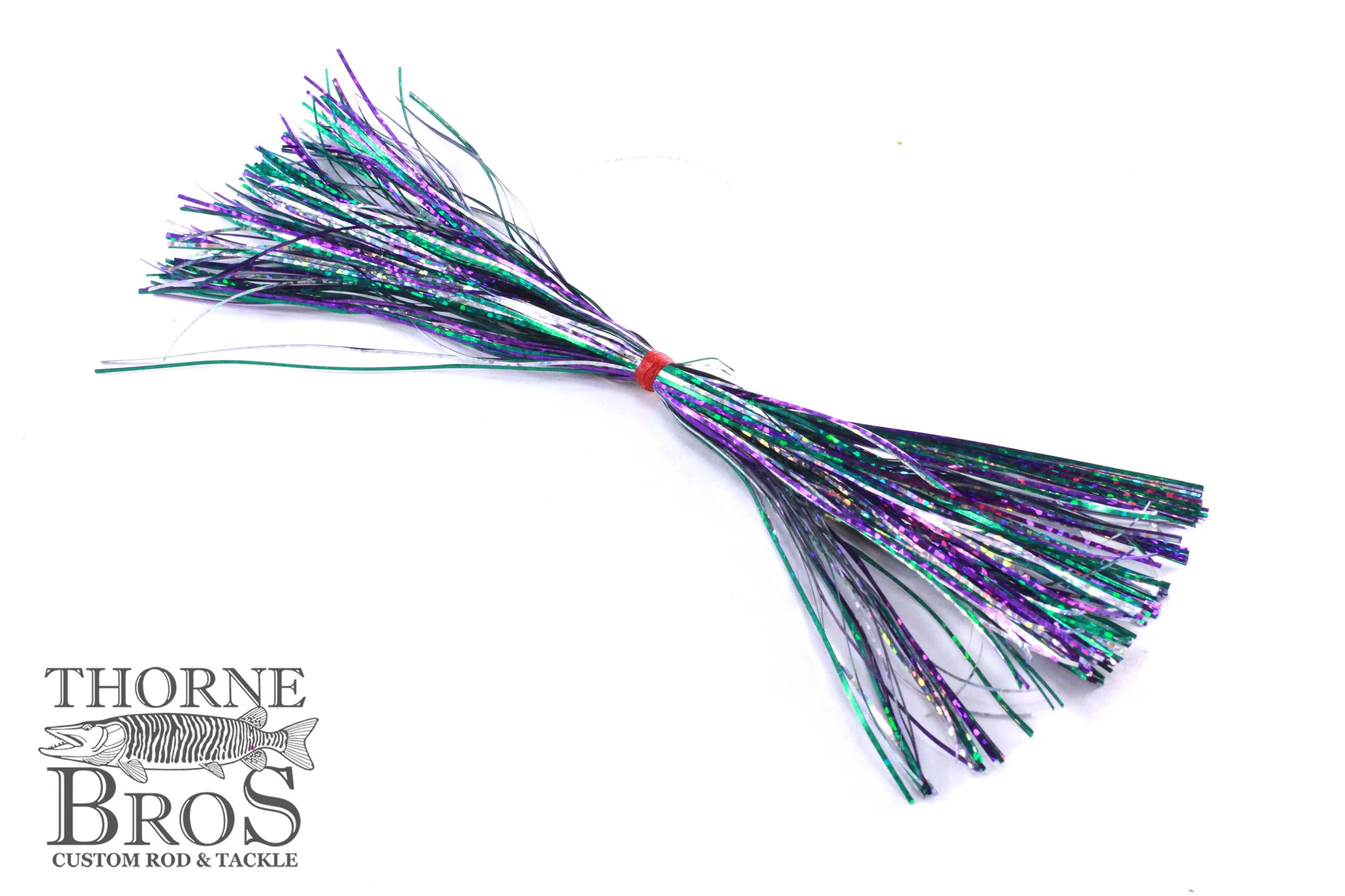 Skirt-Thorne Brothers Pre-Tied Tinsel Skirt-Holographic Tinsel - Image 11