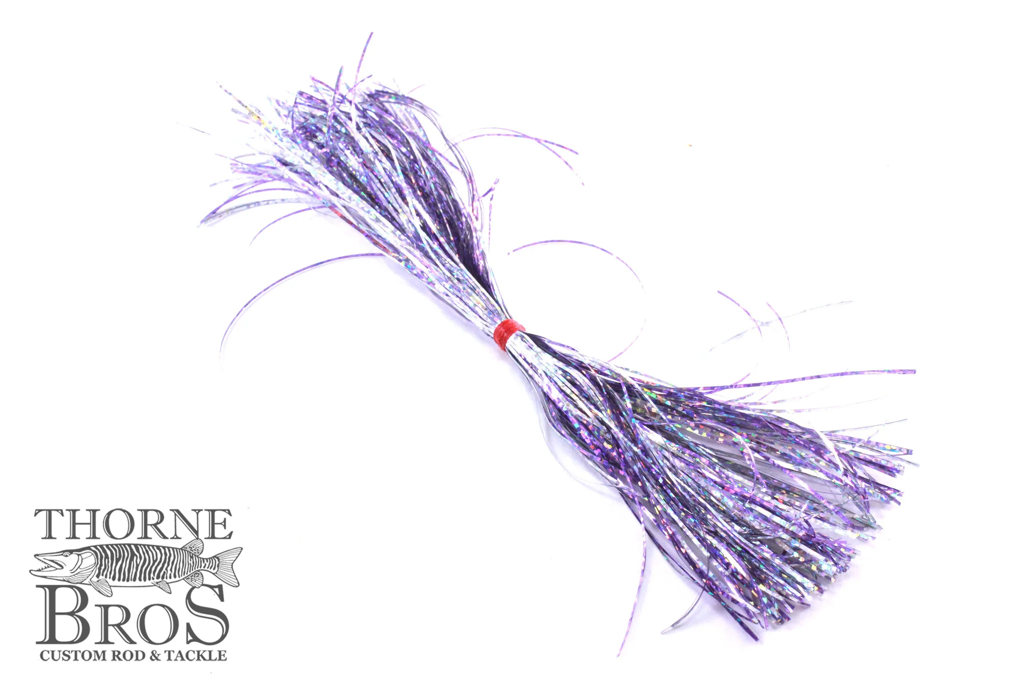 Skirt-Thorne Brothers Pre-Tied Tinsel Skirt-Holographic Tinsel - Image 4
