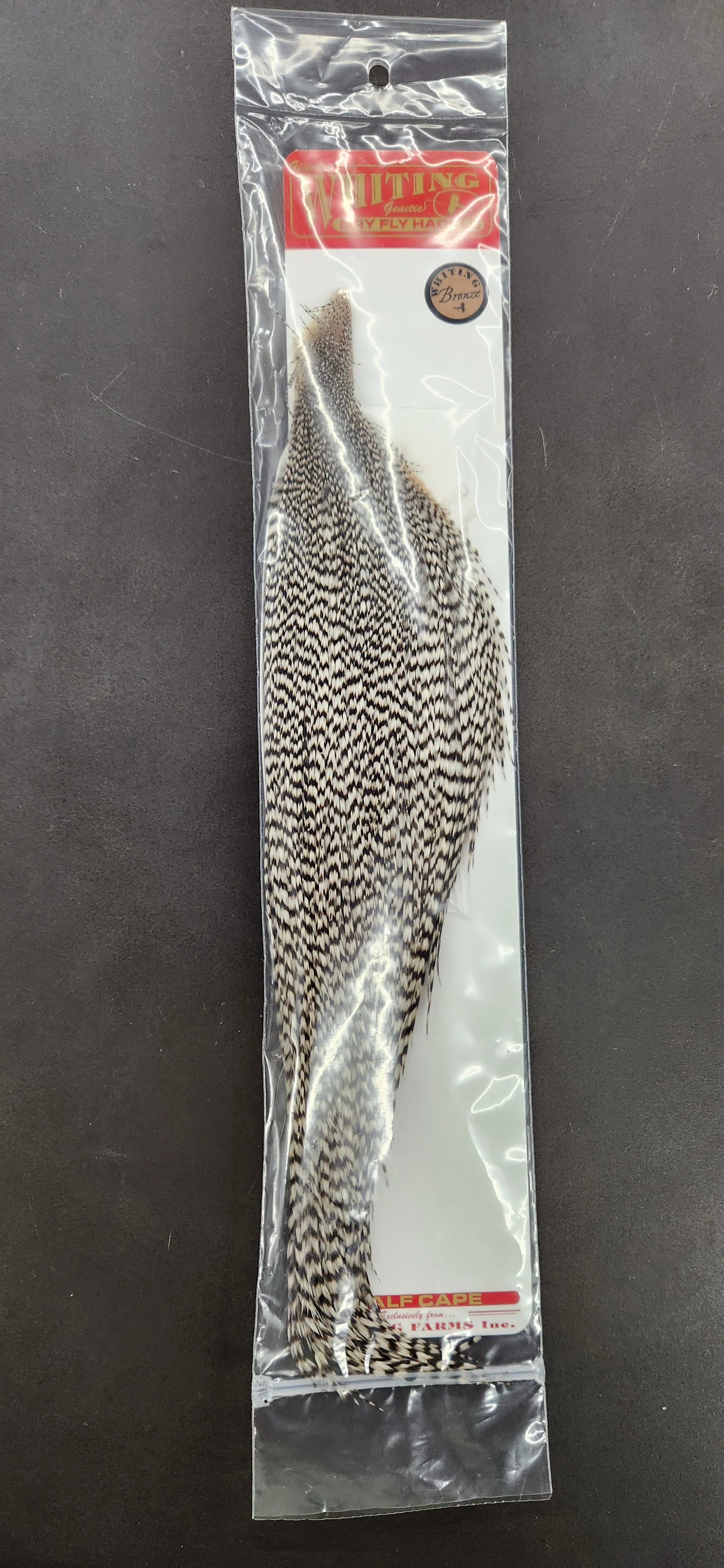 Whiting Rooster Bronze Half Dry Fly Cape - Image 5