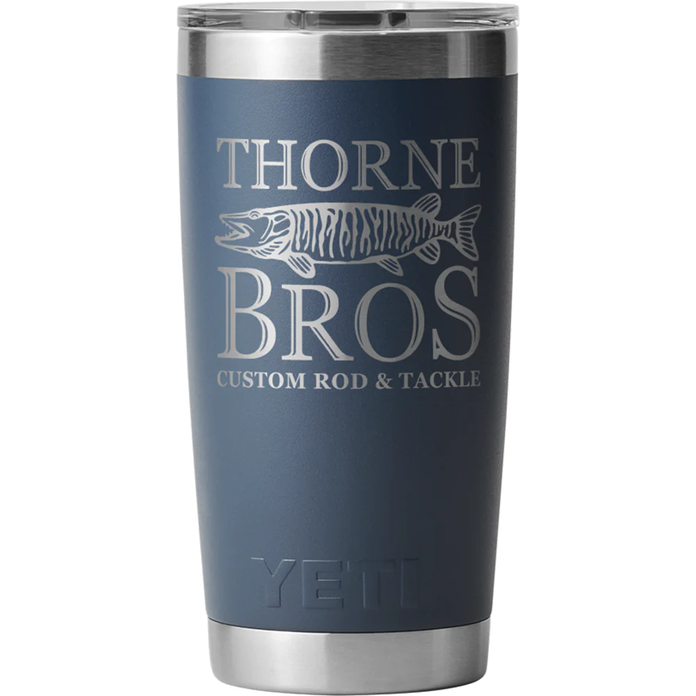 Yeti Thorne Bros. Logo Rambler 20oz. Tumbler - w/ MagSlider Lid - Image 3