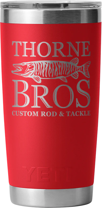 Yeti Thorne Bros. Logo Rambler 20oz. Tumbler - w/ MagSlider Lid - Image 4