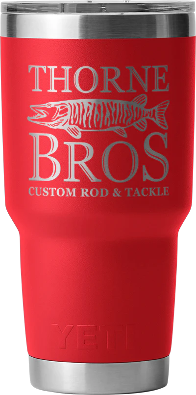 Yeti Thorne Bros. Logo Rambler 30oz. Tumbler - w/ MagSlider Lid - Image 4